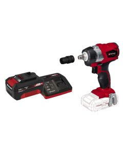 EINHELL Akumulatorski udarni nasadni odvijač TE-CW 18 Li BL - Solo + Power-X-Change 18V 4,0Ah