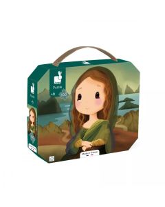 JANOD Puzzle za decu Leonardo da Vinči - 100 delova - J02579