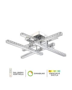 FORMA LED plafonjera KP6009-72C, srebrna