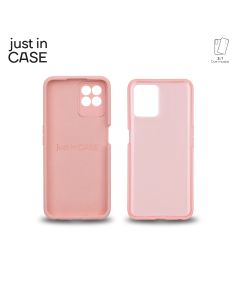 JUST IN CASE Maska 2u1 Extra case MIX za Realme 8i, roze - MIX441PK