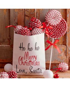 DEKOR DOM Dekorativna novogodišnja poklon kesa 27cm 455106 - 043352