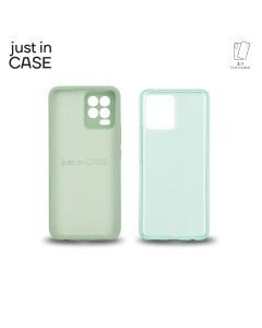 JUST IN CASE Maska 2u1 Extra case MIX za Realme 8, zelena - MIX442GN