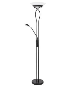 Rabalux Podne lampe Gamma Trend E27 2x MAX 15 + G9 1x MAX 40W mat crno (4554) - 4554