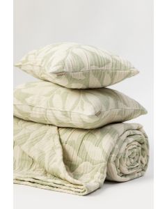 STEFAN Set prekrivač i ukrasne jastučnice 220x240cm Terra, zelena - 456-zelena