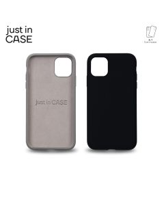JUST IN CASE 2u1 Extra case MIX za iPhone 11, crna/siva - MIXPL102BK