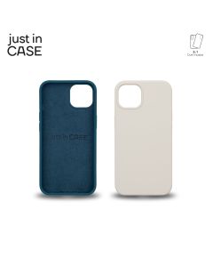 JUST IN CASE 2u1 Extra case MIX za iPhone 13, teget/krem - MIXPL104BL