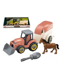 DENIS Traktor s prikolicom - komplet za montažu - 46-210000