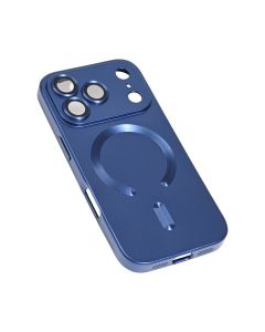 Maska za iPhone 17 Pro 6.3 tamno plava Magsafe Chrome
