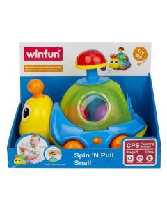WINFUN Edukativna igračka puž Spin N Pull 000674 - 46342