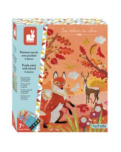 JANOD Kreativni set - Crtanje perlicama 4 godišnja doba