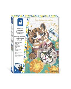 JANOD Kreativni set bojenje po brojevima Slatke životinje - J07984