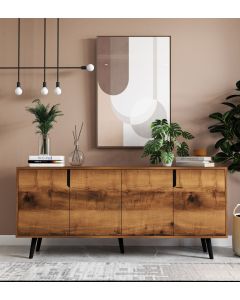 HANAH HOME Komoda Latina Modern 180, braon