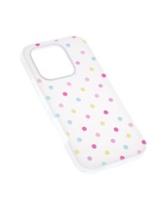 Maska za Honor 600 Lite bela Dotty Pop