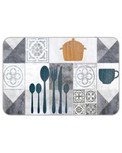 LUANCE Kuhinjski otirač 40x60cm poliester carreaux de ciment - 470001010