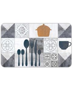 LUANCE Kuhinjski otirač 50x80cm poliester carreaux de ciment - 470011010