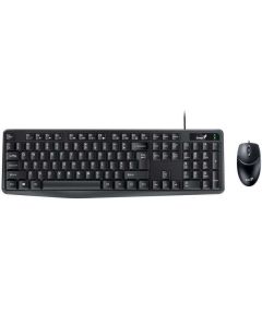GENIUS Tastatura i miš KM-170 USB US, crni - 4710268258742