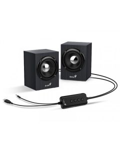 GENIUS Zvučnici SP-HF385BT, Wood, Black Gray - 4710268259947