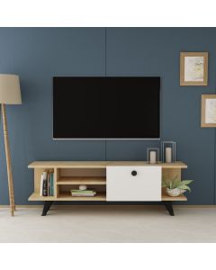 HANAH HOME TV komoda Idil, krem/bela - 475OLV1105