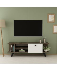 HANAH HOME TV komoda Idil, braon/bela - 475OLV1122
