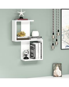 HANAH HOME Zidna polica Octa, bela