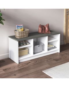 HANAH HOME Cipelarnik London, bela - 475OLV1801