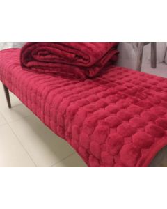 VIKTORIJA Prekrivač Mega Trodelna Maroon - 477-CRVENA