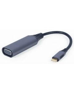 GEMBIRD A-USB3C-VGA-01 USB Type-C to VGA display adapter, space grey - 42546