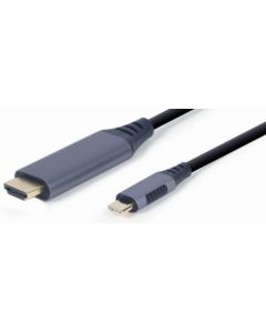 GEMBIRD CC-USB3C-HDMI-01-6 USB Type-C to HDMI display adapter cable, space grey, 1.8 m - 42552