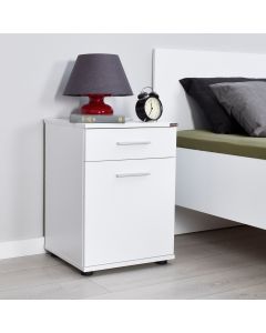 HANAH HOME Noćni ormarić Kmd-511-Bb-1, bela