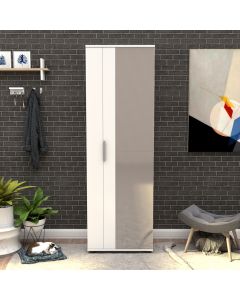 HANAH HOME Cipelarnik sa ogledalom SHC-629-BB-2, bela