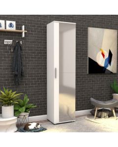 HANAH HOME Cipelarnik sa ogledalom SHC-510-BB-1, bela