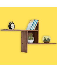 HANAH HOME Zidna polica Raf-04-Oo-1, braon