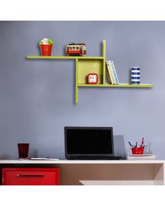 HANAH HOME Zidna polica Raf-04-Yy-1, zelena