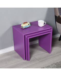 HANAH HOME Set klub stolova Shp-103-Uu-1, ljubičasta