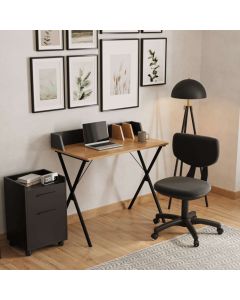 HANAH HOME Radni sto Gks-920-Ee-1, braon/crna