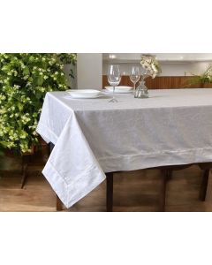 VIKTORIJA Stolnjak Granada Bela boja 160x250cm - VLK000491-granadab