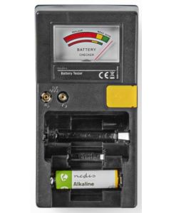 NEDIS Tester za baterije AA, AAA, C, D, 9V i dugmastih, BATE110 - 42628