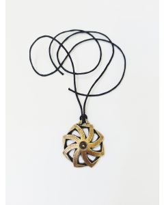 ROD - Ogrlica KOLOVRAT medaljon, boja mesinga - ROD000002