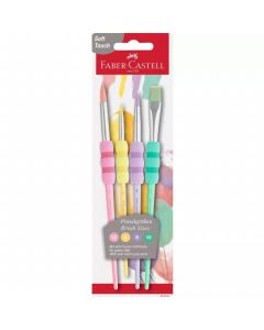 FABER CASTELL Četkica Soft grip pastel, set 1/4 - AM481620