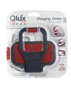 Držač punjača za mobilni telefon 160x180x20mm, crvena/siva - 42700