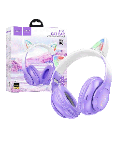 hoco. Bluetooth slušalice, W42 - Cat Ears, Purple Grape - 48513