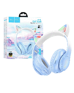 hoco. Bluetooth slušalice, W42 - Cat Ears, Crystal Blue - 48514