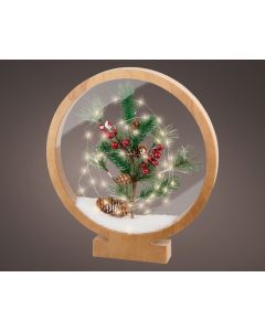 DECORIS Dekor kugla sa LED svetlom 486440 - 486440