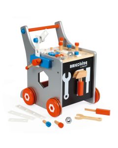JANOD Drvena guralica sa alatom Brico’kids - J06478