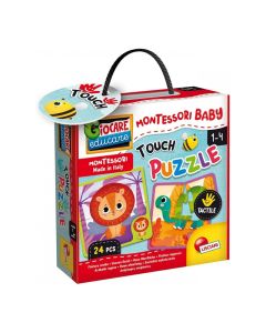 MONTESORI Puzzla na dodir  - Slagalice 92680 24 delova - 49014