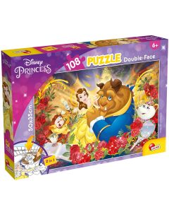 LISCIANI Puzzle Lepotica i zver 2u1 složi I oboji -108 delova - 49066