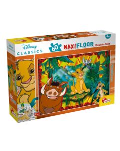 LISCIANI Puzzle Maxi Lion King 2u1 složi I oboji - 60 delova - 49078