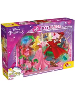 LISCIANI Puzzle Maxi Uspavana lepotica 2u1 složi I oboji - 60 delova - 49079