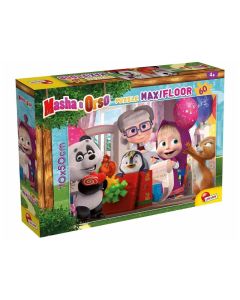 LISCIANI Puzzle Maxi Masa I Meda 2u1 složi I oboji - 60 delova - 49080