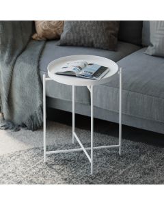 HANAH HOME Klub sto Shb-007-B, bela - 491CRT1141
